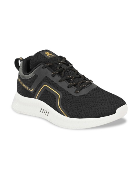 

OFF LIMITS Men Black & White Mesh Running Shoes