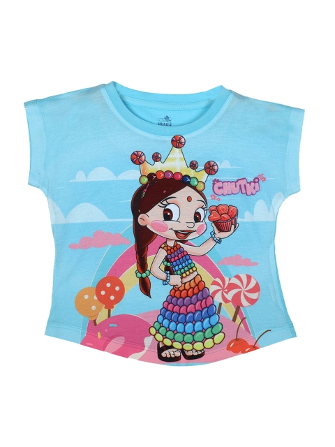 

Chhota Bheem Girls Blue Printed Top