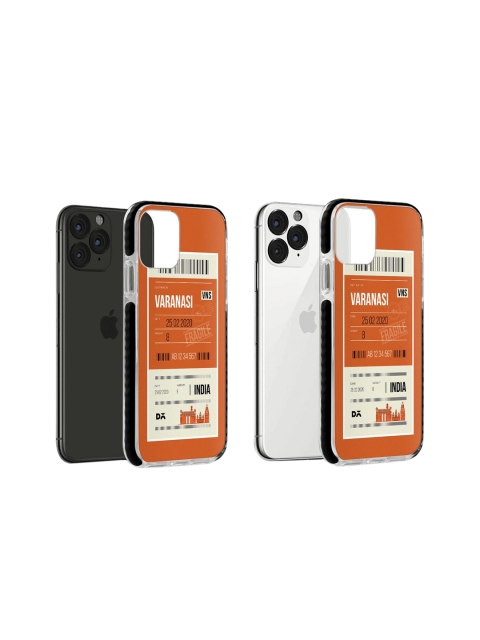 

DailyObjects Orange & Beige Varanasi City Tag Stride Printed iPhone 11 Pro Back Cover