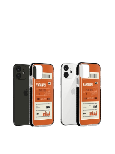 

DailyObjects Orange & White Varanasi City Tag iPhone 11 Stride Case Cover