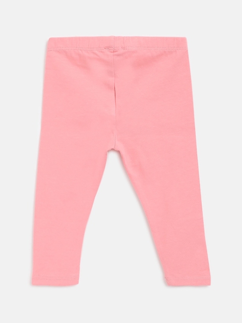 

Chicco Girls Pink Solid Ankle-Length Leggings