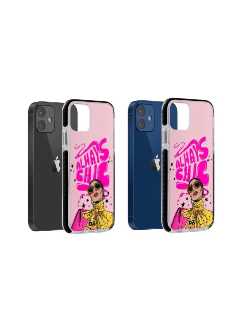 

DailyObjects Pink Always Chic Stride iPhone 12 Mini Back Case