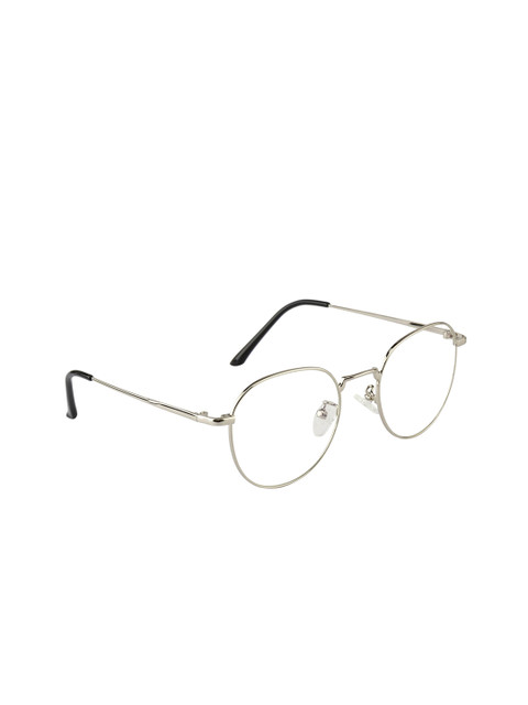 

Clark N Palmer Unisex Silver-Toned Solid 3142-C3 Panto Frame