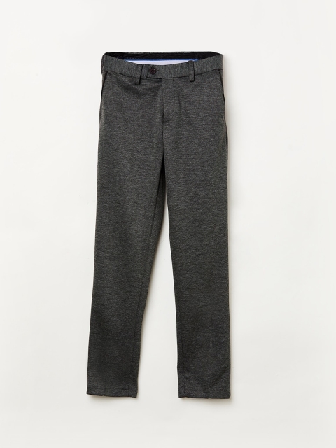 

Fame Forever by Lifestyle Boys Grey Slim Fit Solid Regular Trousers