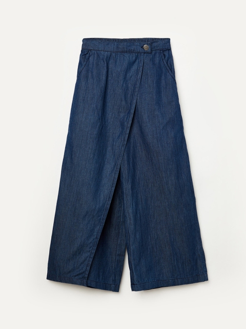

Fame Forever by Lifestyle Girls Blue Regular Fit Solid Culottes