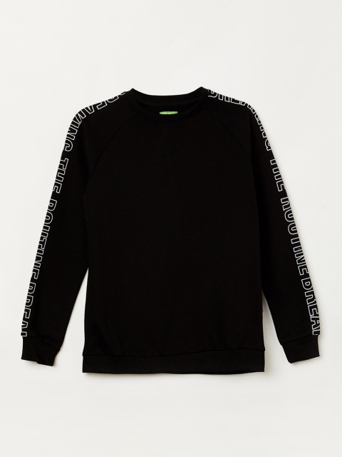 

Bossini Boys Black Printed Sweatshirt