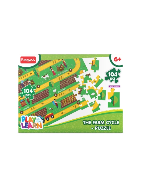 

Play & Learn Unisex Kids Multicoloured Farming Cycle Puzzle, Multi