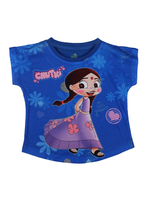 

Chhota Bheem Girls Blue Printed Top