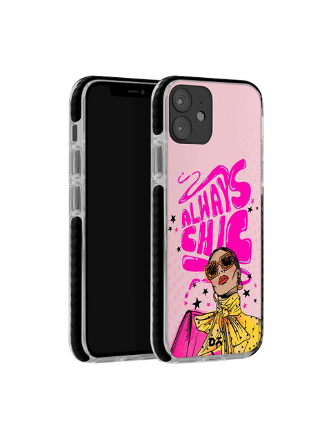 

DailyObjects Pink & Yellow Always Chic Stride Multi-Layer Protection iPhone 12 Mobile Back Cover
