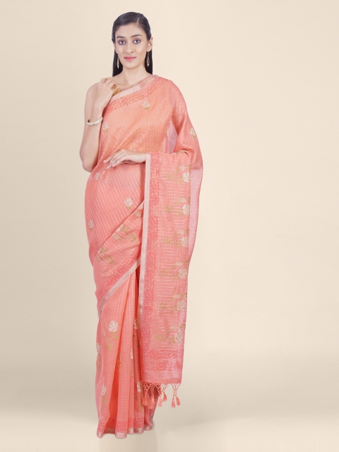 

Kasat Orange Saree