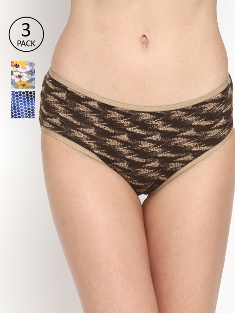 

Skidlers Women Pack of 3 Assorted Hipster Briefs SKD-50-54-45