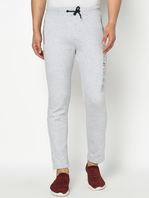 

Octave Men Grey Melange Solid Straight-Fit Track Pants
