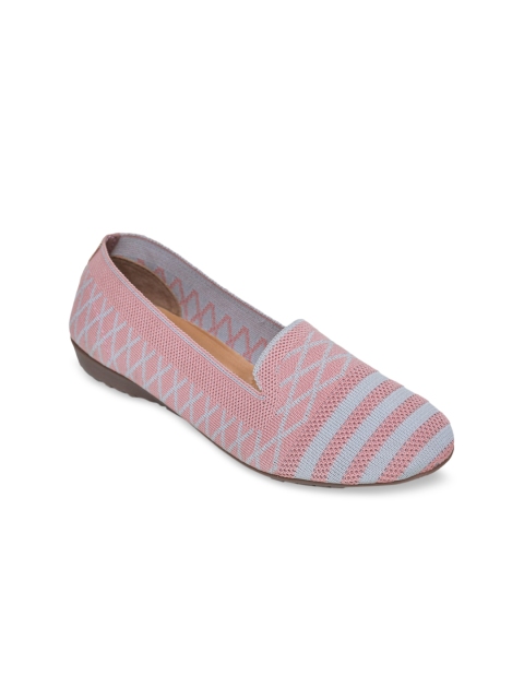 

TRASE Women Pink Printed Ballerinas