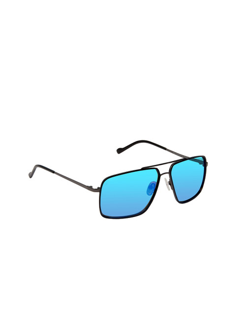 

David Blake Unisex Aviator Sunglasses CNSGDB2101, Black