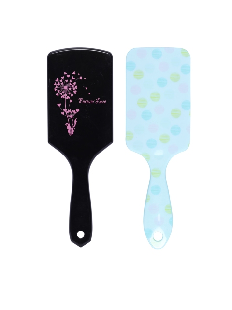 

CUTECUMBER Black & Blue Set of 2 Paddle Hair Brushes