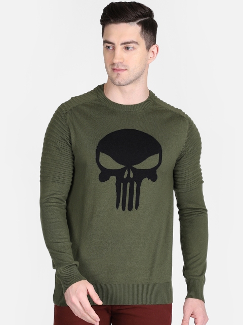 

Free Authority Punisher featured Olive Sweater for Men