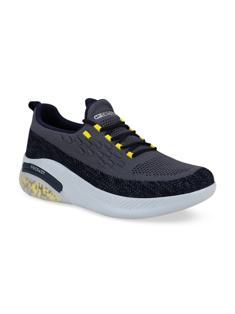 

Campus Men Grey Mesh Running Shoes