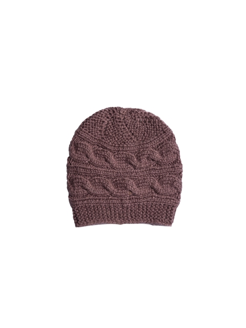 

Bodh Design Unisex Mauve Solid Beanie