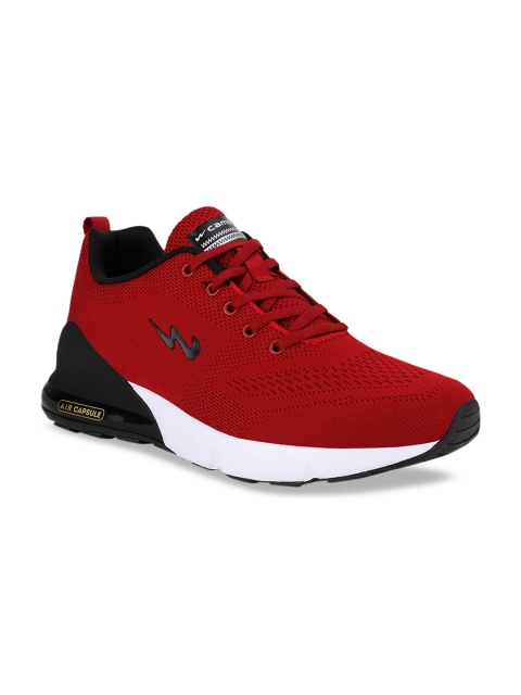 

Campus Men Red Mesh Running Shoes