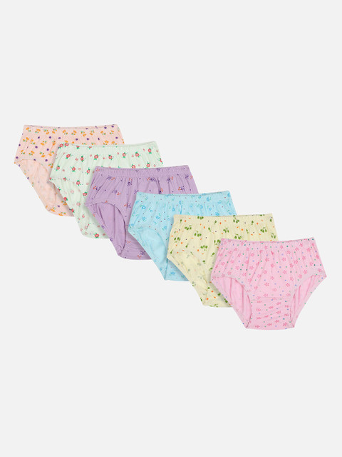 

Bodycare Kids Girls Pack Of 6 Assorted Basic Briefs KIA6601-PK007