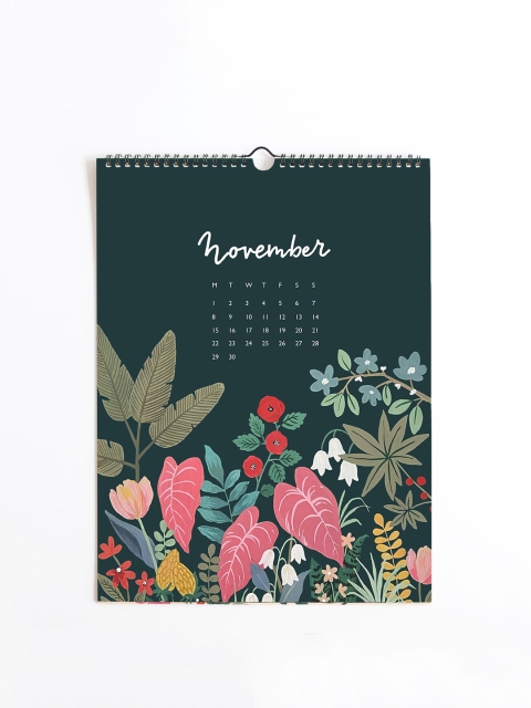 

The Ink Bucket Black & Green Closer To Nature 2021 Wall Calendar