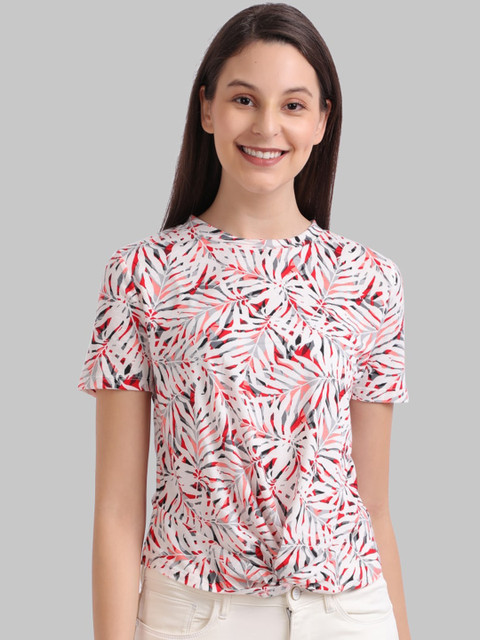 

Parx Women Maroon Printed Top