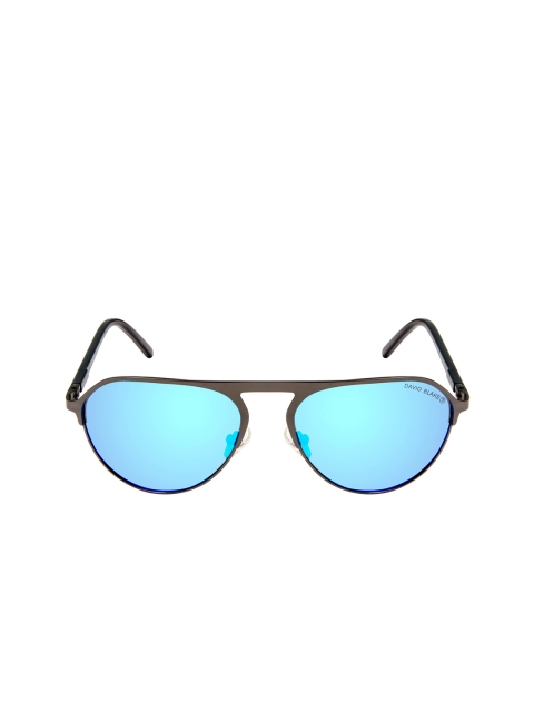 David Blake Unisex Aviator Sunglasses CNSGDB2116, Blue