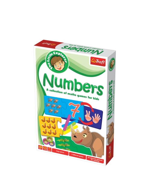 

TREFL Multicoloured Little Explorer Numbers Game, White