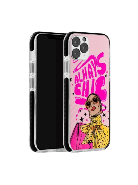 

DailyObjects Men Pink & Yellow Always Chic iPhone 11 Pro Max Stride Back Cover