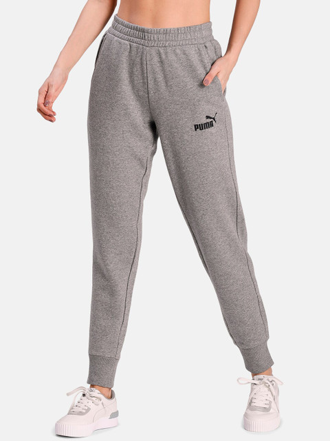 

Puma Women Grey Melange Solid Straight-Fit Joggers