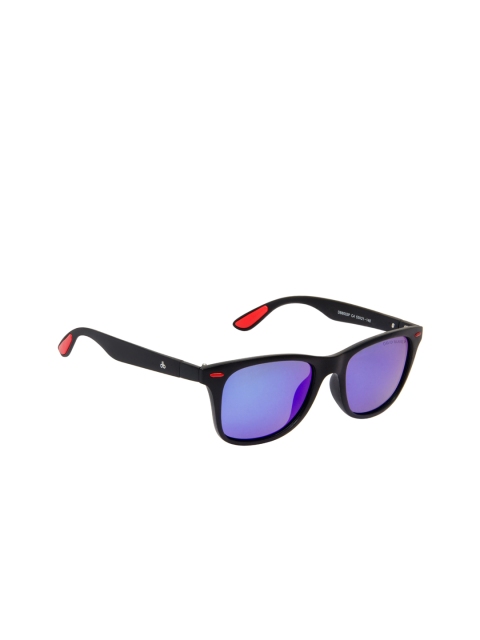 David Blake Unisex Black Wayfarer Sunglasses CNSGDB2039