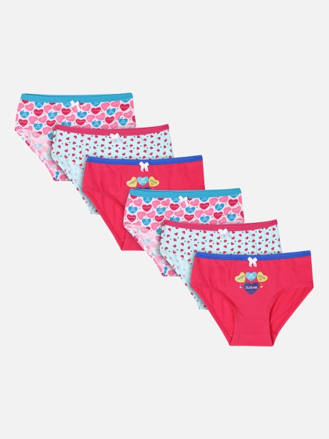 

Bodycare Kids Girls Pack Of 6 Assorted Basic Briefs KIA7230-PK004