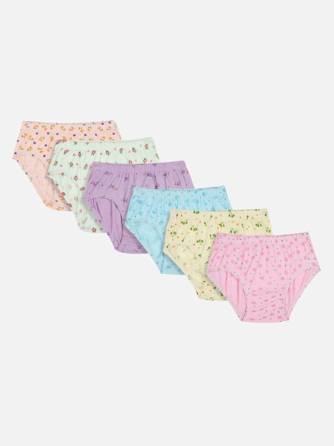 

Bodycare Kids Girls Pack Of 6 Assorted Basic Briefs KIA6601-PK001