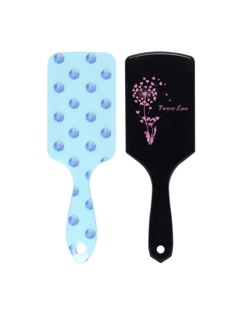 

CUTECUMBER Girls Pack Of 2 Hair Brushes, Blue