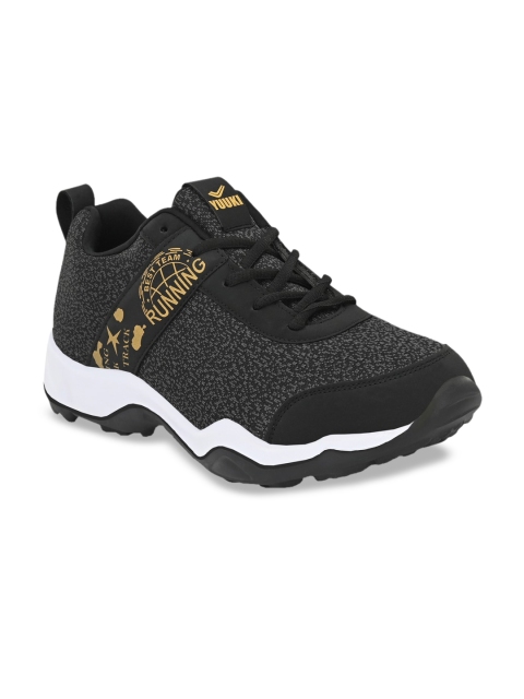 

Yuuki Men Black Running Shoes