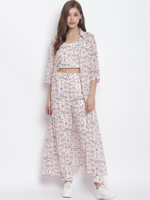 

Capybara Women White Printed Clothing Set