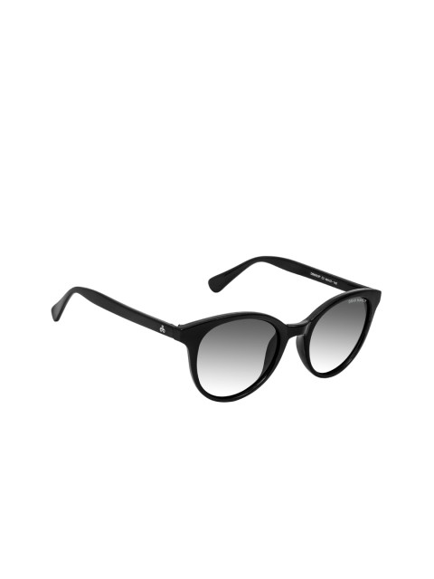 

David Blake Unisex Polarised and UV Protected Round Sunglasses CNSGDB2044, Black