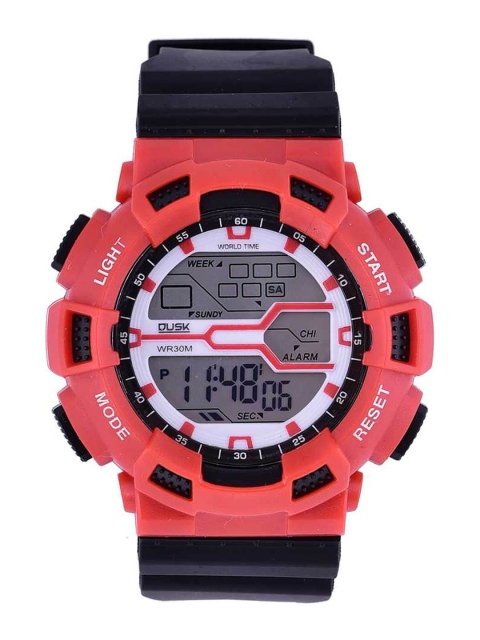 

DUSK Men Red & Black Digital Watch Dusk_101