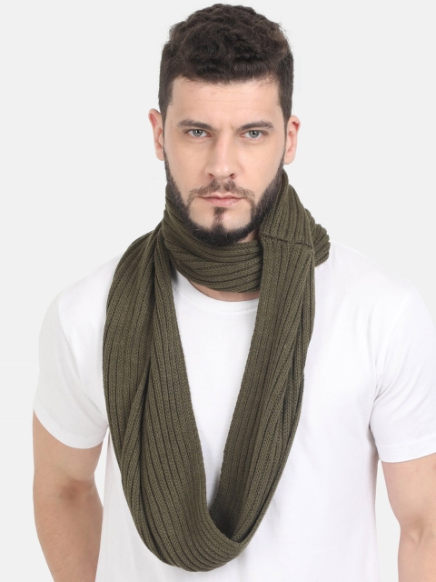 

FabSeasons Unisex Green Self Design Muffler