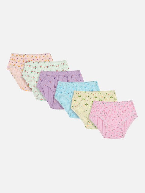 

Bodycare Kids Girls Pack Of 6 Assorted Basic Briefs KIA6601-PK002