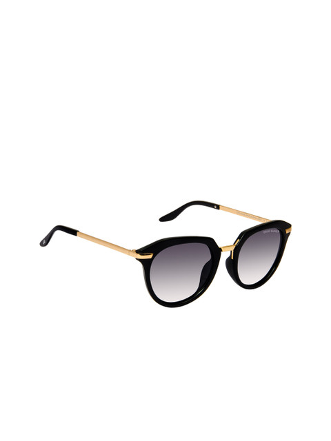 

David Blake Women Polarised and UV Protected Oversized Sunglasses CNSGDB2032, Black