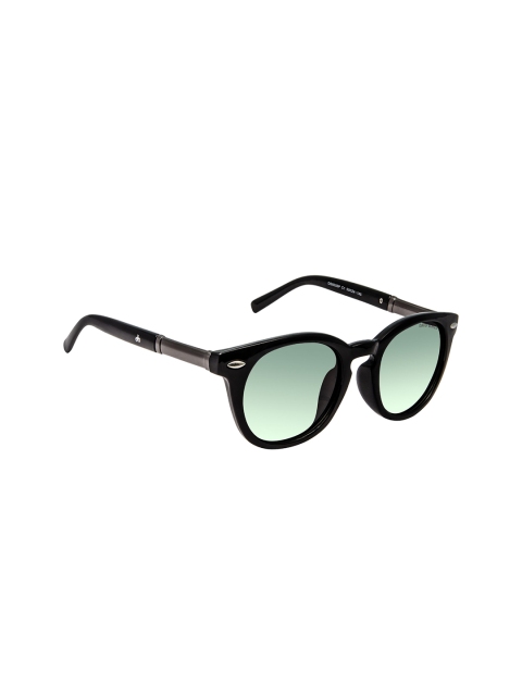 

David Blake Unisex Round Polarised & UV Protected Sunglasses CNSGDB2072, Black