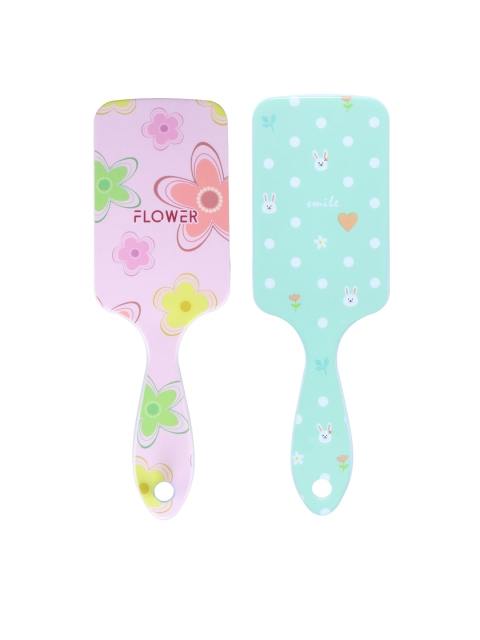 

CUTECUMBER Girls Set of 2 Hair Brushes, Pink