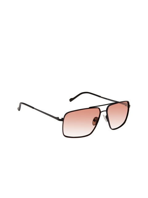 

David Blake Unisex Rectangle Sunglasses CNSGDB2102, Brown