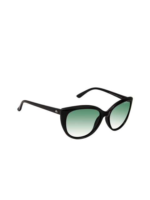 

David Blake Women Black Cateye Sunglasses CNSGDB2025