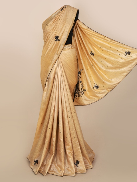 

Pothys Cream-Coloured Woven Design Jute Silk Saree