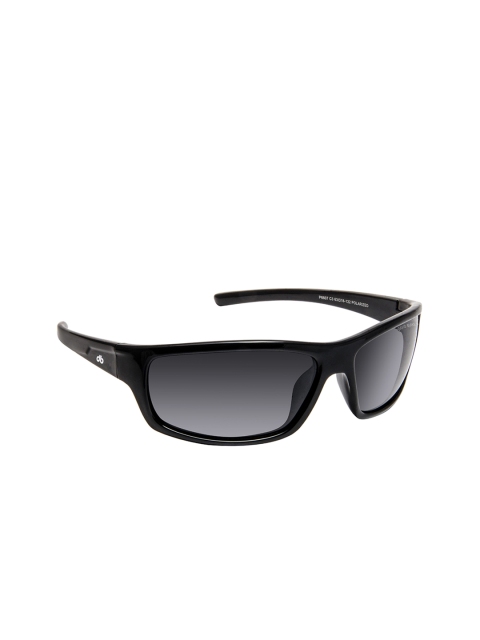 David Blake Black Unisex Sports Sunglasses CNSGDB1919