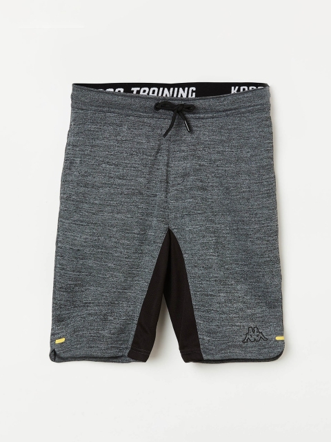 

Kappa Boys Grey Solid Regular Fit Sports Shorts