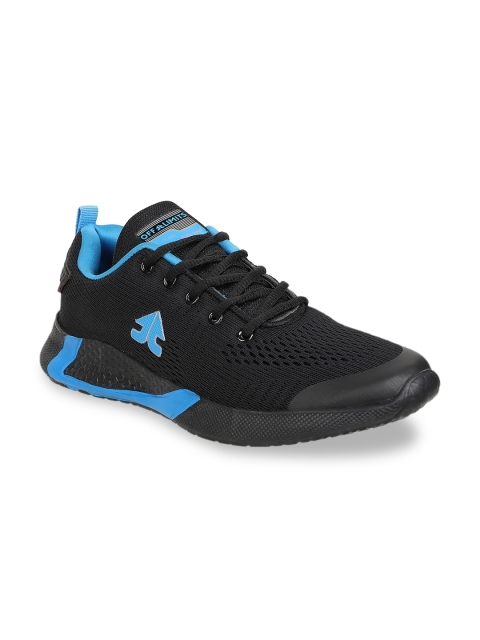 

OFF LIMITS Men Black Mesh Mid-Top Running Shoes