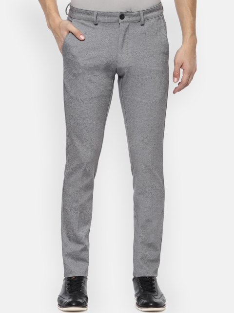 

Van Heusen Sport Men Grey Slim Fit Solid Formal Trousers